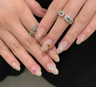 ネイル By moonネイル 🌷ワンホン/韓国風のネイルデザイン