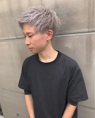 ショート カラー メンズ 北間 寛哉のヘアスタイル