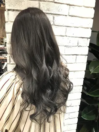 セミロング カラー パーマ ヘアアレンジ メンズ キッズ ネイル マツエク・マツパ バレイヤージュ/ 髪質改善/渡邉悟🌱のヘアスタイル