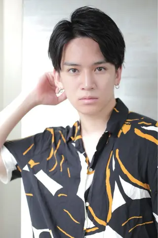 ショート メンズ Soleria所属・艶髪/酸性ストレート 根本零のヘアスタイル