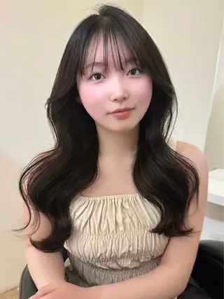 ロング 🌿レイヤー/ブリー チ/🌿‬JINのヘアスタイル