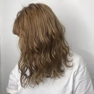 セミロング カラー ヘアアレンジ ☆est hair☆ 新宿ナプラスタジオのヘアスタイル