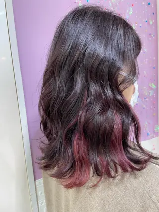 セミロング 村上 祐香のヘアスタイル