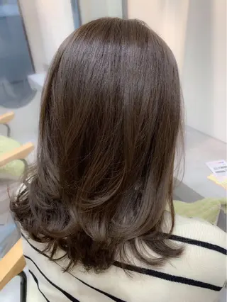 ミディアム fizelle 南堀江のヘアスタイル