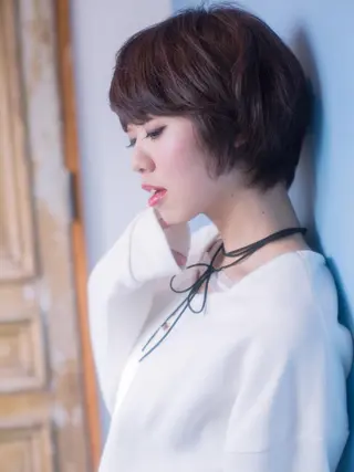 ミディアム カラー パーマ ヘアアレンジ メンズ キッズ ネイル マツエク・マツパ premier modelsのヘアスタイル