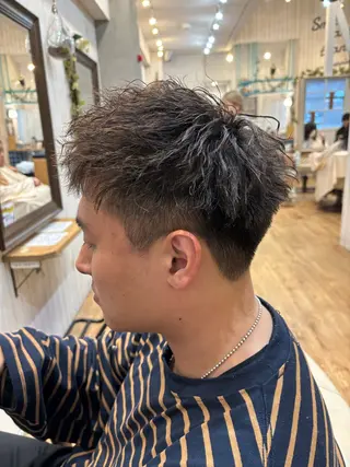 ショート パーマ メンズ †山尾 大輝†のヘアスタイル