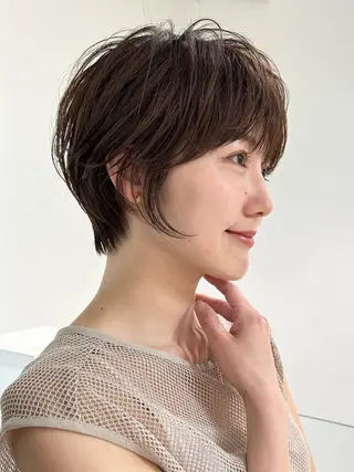 ショート taiga レイヤー /髪質改善/矯正🌈のヘアスタイル