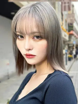カラー ced下赤塚店／うる 艶ヘアカラー🦋のヘアスタイル