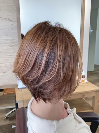 ミディアム ハイライト⭐️上野 高広のヘアスタイル