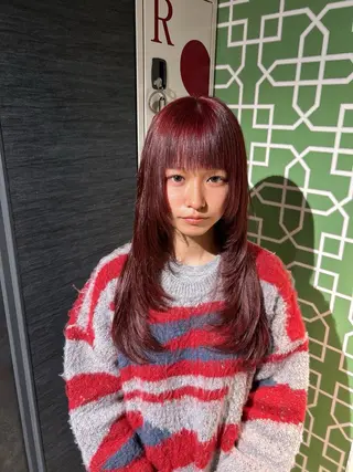 ロング 新宿プルエクステ 【tsubura】のヘアスタイル