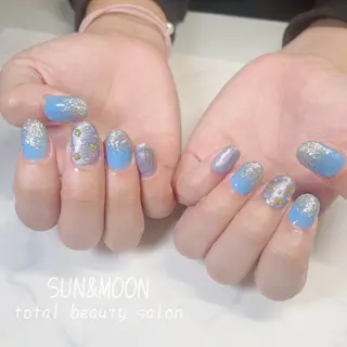 ネイル SUN&MOON REOのネイルデザイン