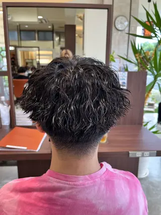 ショート パーマ メンズ 🧊メンズ特化🧊 高木航希のヘアスタイル