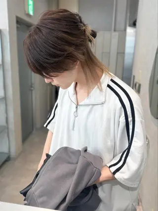 ミディアム カラー パーマ ヘアアレンジ メンズ メンズZina代表 田端 麗治のヘアスタイル