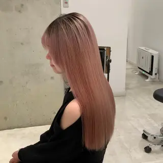 ロング カラー れい🫧 ハイトーン特化のヘアスタイル
