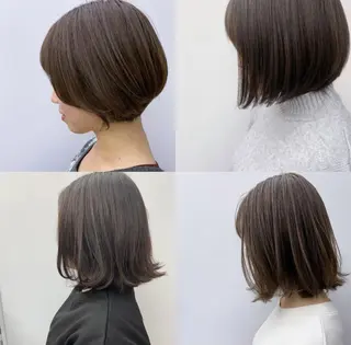セミロング カラー パーマ ヘアアレンジ 【N°deseo】 吉祥寺のヘアスタイル