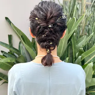 ミディアム ヘアアレンジ KIHO ｜Bond 三軒茶屋のヘアスタイル