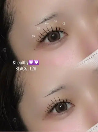 マツエク・マツパ Ridive池袋店所属・Ridive hina🎀のマツエク・マツパデザイン