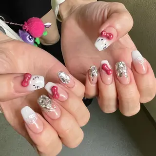 ネイル By moonネイル 🌷ワンホン/韓国風のネイルデザイン