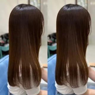ロング 髪質改善🩵縮毛矯正 代々木/木下のヘアスタイル