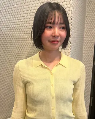ショート カラー 髪質改善/レイヤー/ ボブ/磯野史歩のヘアスタイル