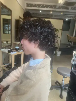ミディアム メンズ 鹿児島 TSUBASAのヘアスタイル