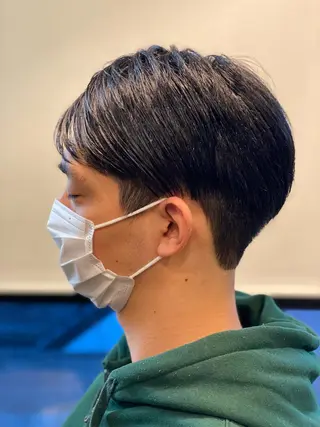 ミディアム メンズ 元住吉プランツヘアー ☘️丸山☘️のヘアスタイル