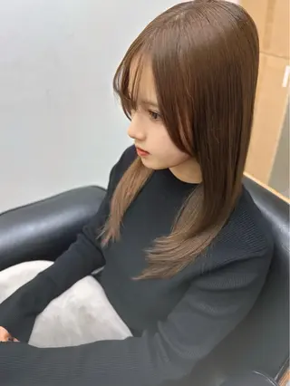 ロング カラー 艶髪改善師/高橋潤 /レイヤーカットのヘアスタイル