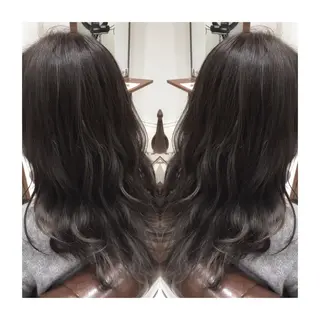 ミディアム セミロング ロング カラー biscohair 髪にドラマを。のヘアスタイル