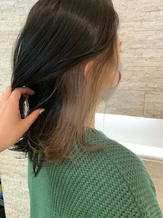 カラー ✄折橋 彩花🐶🍑のヘアスタイル