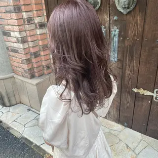 セミロング カラー 美髪特化✨ 伊織✨縮毛矯正✨のヘアスタイル