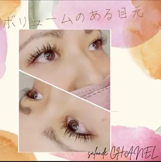 セミロング カラー パーマ ヘアアレンジ メンズ キッズ ネイル マツエク・マツパ アイブロウ salonde CHANELのマツエク・マツパデザイン