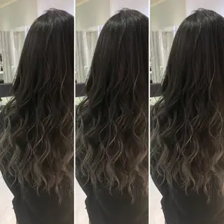 セミロング カラー 柿沼  洸太のヘアスタイル