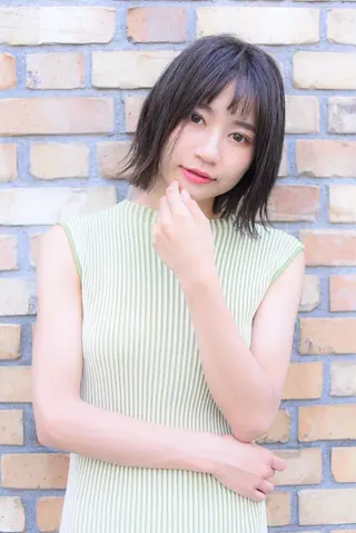 ミディアム カラー HashTAG miyuのヘアスタイル