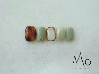 ネイル マミーナオレンジ 須田のネイルデザイン