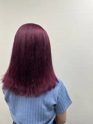 カラー 松井 咲樹のヘアスタイル