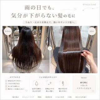 ロング ボブ・レイヤー タナカ レイヤのヘアスタイル