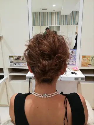 ヘアアレンジ ROKKAN motoのヘアスタイル