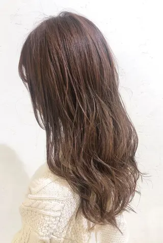 セミロング カラー パーマ ヘアアレンジ ネイル マツエク・マツパ Londideal 高橋ヒロシのヘアスタイル