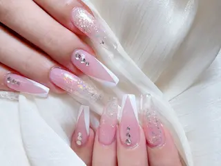 ネイル M🌷nail 長さだし専門店のネイルデザイン