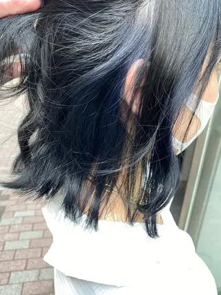 ミディアム 💕コテ巻き風パーマ 💕KEIYA 💕のヘアスタイル