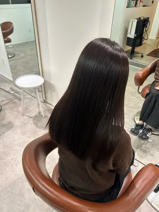 セミロング パーマ マコ @_vral0のヘアスタイル