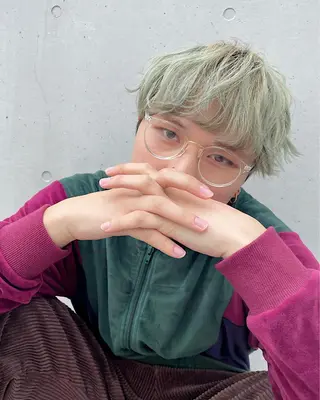 ヘアアレンジ メンズ 縮毛矯正🤍 盛れるボブ/ひかりのヘアスタイル