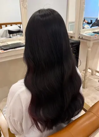 ロング カラー 艶感暖色カラー🥀/ レイヤー / れいかのヘアスタイル