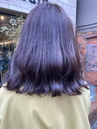 セミロング カラー 特殊カラー特化 ✂️SHIAN フジのヘアスタイル