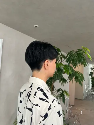ショート メンズ 艶ボブ🤎ボブパーマ 透明感カラー\メンズのヘアスタイル