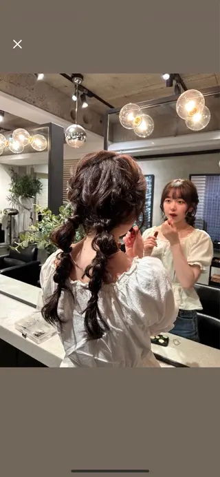 ロング ヘアアレンジ タナカ カナ🫧のヘアスタイル