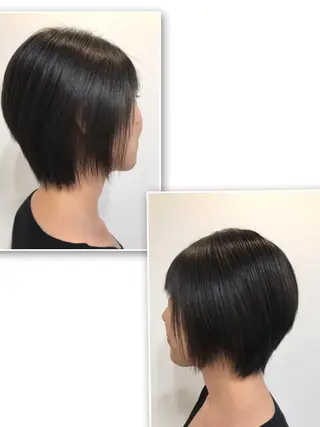 ショート 小林 由里香のヘアスタイル