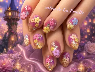 ショート サロンドラフィーユ LAFEUILLEのネイルデザイン