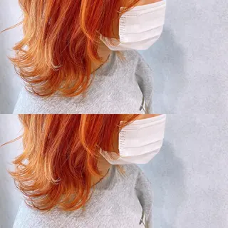 ミディアム カラー ヘアアレンジ marbles〻 chiharuのヘアスタイル