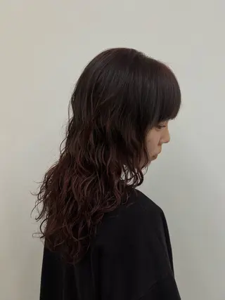 セミロング RIENS 高森俊輔のヘアスタイル